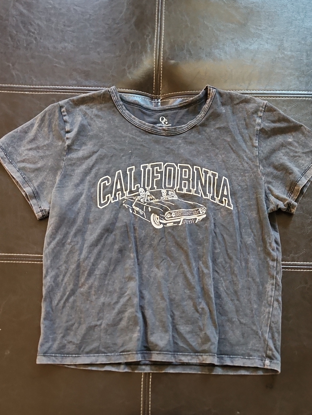 Kids Navy 'California' Graphic Tee with Retro Car